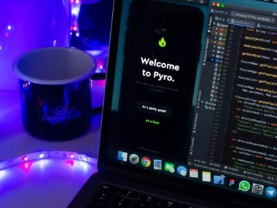 Android build running from a development laptop