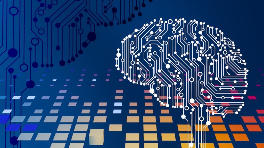Circuit board patterned as a neural network