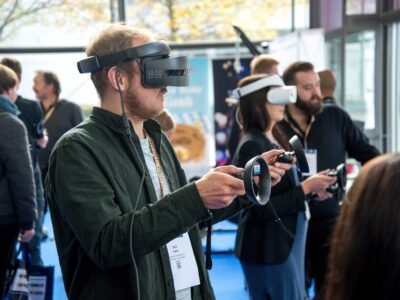 Trying an augmented view through a handset