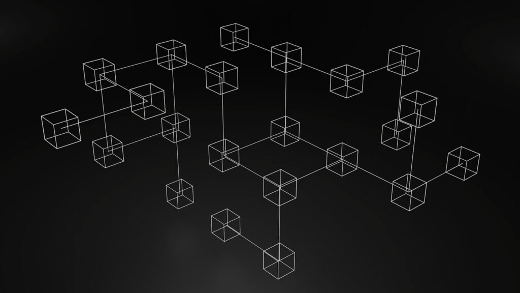 Blocks arranged in an immutable sequence