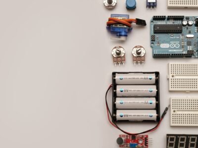 Electronic components for a sensor build